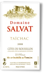 Ctes du Roussillon Ros - Domaine SALVAT - TACHAC 2011