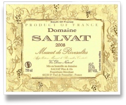 Rivesaltes - Domaine SALVAT - MUSCAT DE RIVESALTES