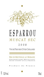 MUSCAT SEC 2010 - Chteau L'ESPARROU