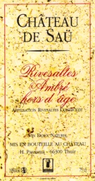 Rivesaltes - Chteau de SAU - RIVESALTES AMBRE HORS D'AGE