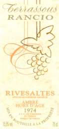 Rivesaltes - TERRASSOUS - Rivesaltes Ambr - LE RANCIO de TERRASSOUS 1974