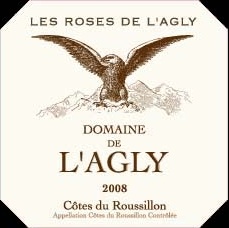 Ctes du Roussillon Ros - Domaine de L'AGLY - LES ROSES DE L'AGLY 2008