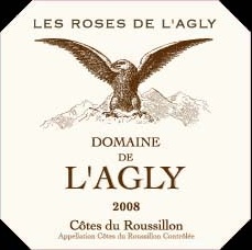 C�tes du Roussillon Ros� - Domaine de L'AGLY - LES ROSES DE L'AGLY 2008